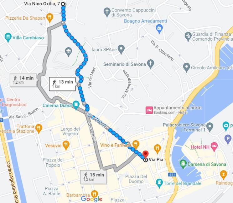 Appartamento Con Ac-Wi-Fi- Centro A 7 Min Savona Eksteriør billede